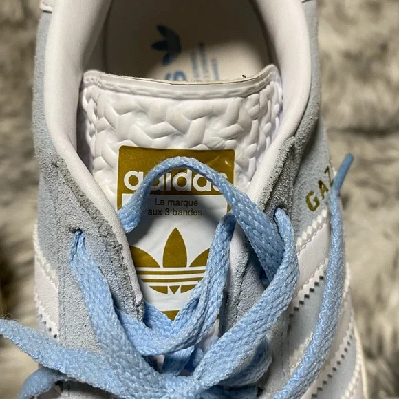 Adidas Sky Blue Gazelle Bold Platform Sneaker - Picture 10 of 13